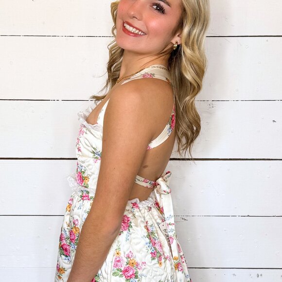 NWT For Love & Lemons Amandine Midi Dress - Picture 7 of 12